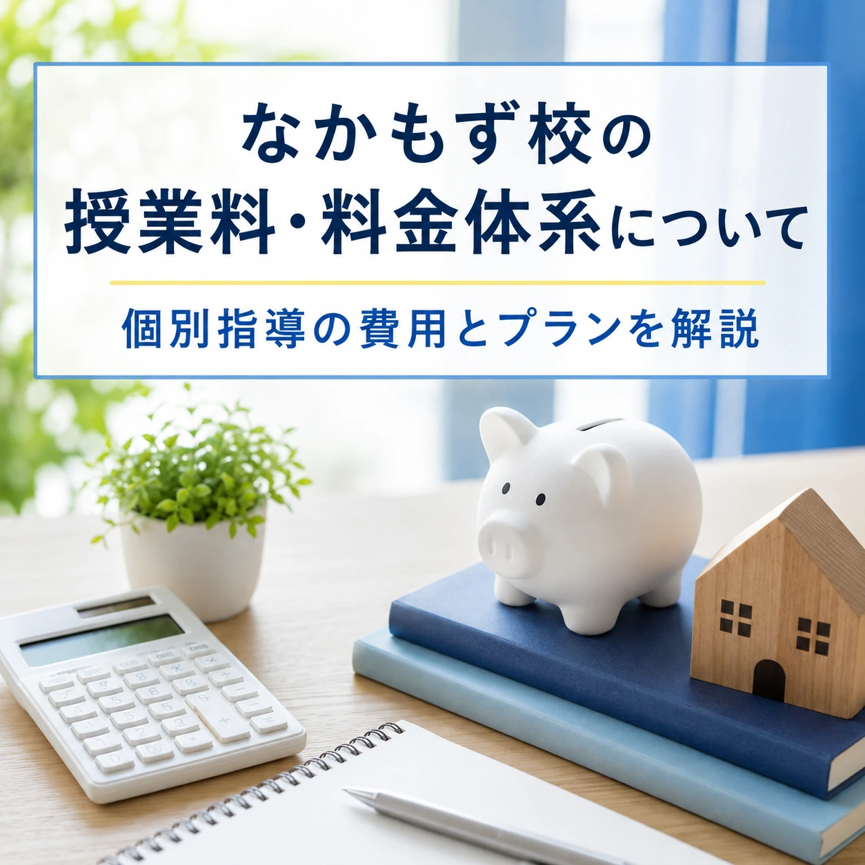 なかもず校の授業料・料金体系について｜個別指導の費用とプランを解説